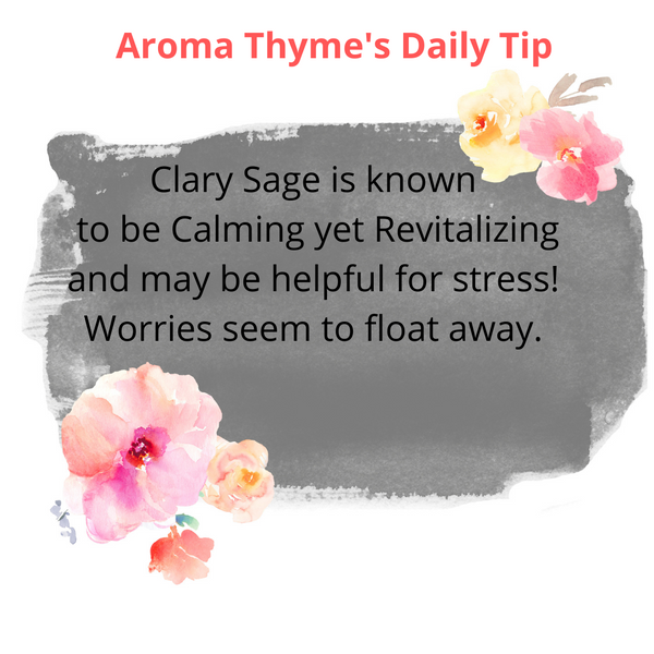 Clary Sage Essential Oil Daily Tip