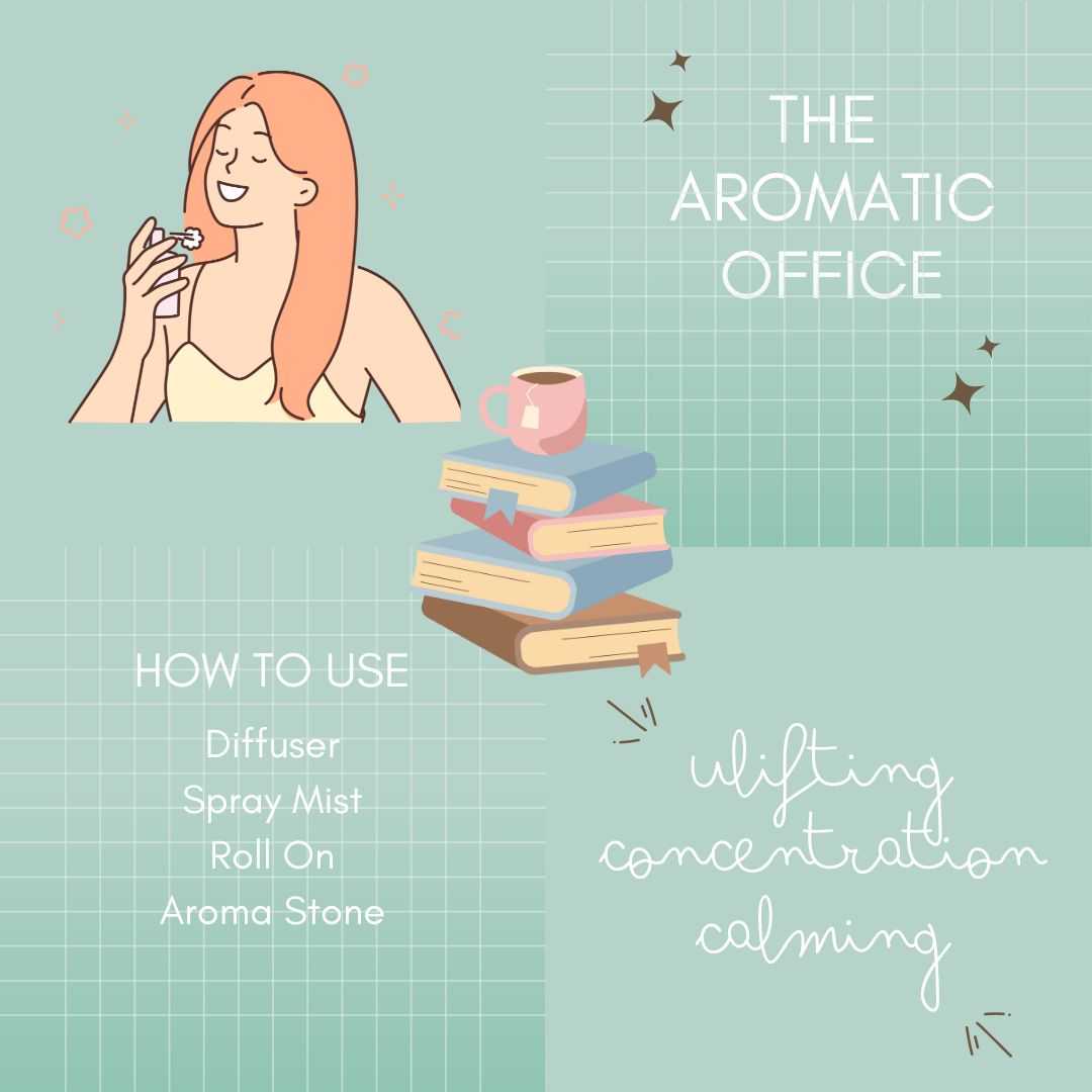 an aromatic office using essential oils in the workplace