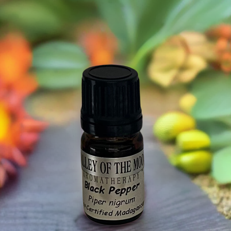 Black Pepper Organic Essential Oil -Botanical name Piper Nigrum- Madagascar