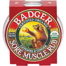 Badger sore muscle rub 2 oz cayenne and ginger