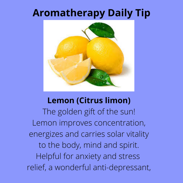 Lemon Essential Oil Daily Tip