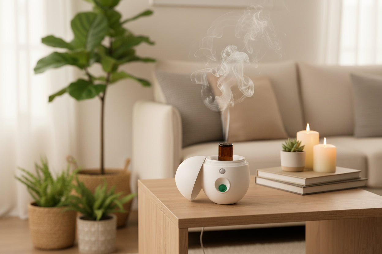 Airburst Waterless Cordless Essential Oil Aroma Nebulizer Diffuser ...