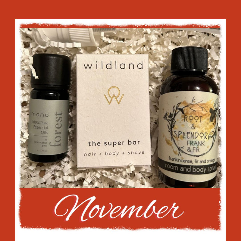 Scent of the month aromatherapy subscription box for women