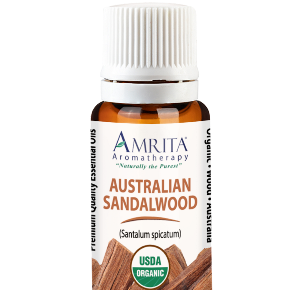 USDA Certified Organic Sandalwood Essential Oil Australian by Amrita Aromatherapy (SIZE:5ml)