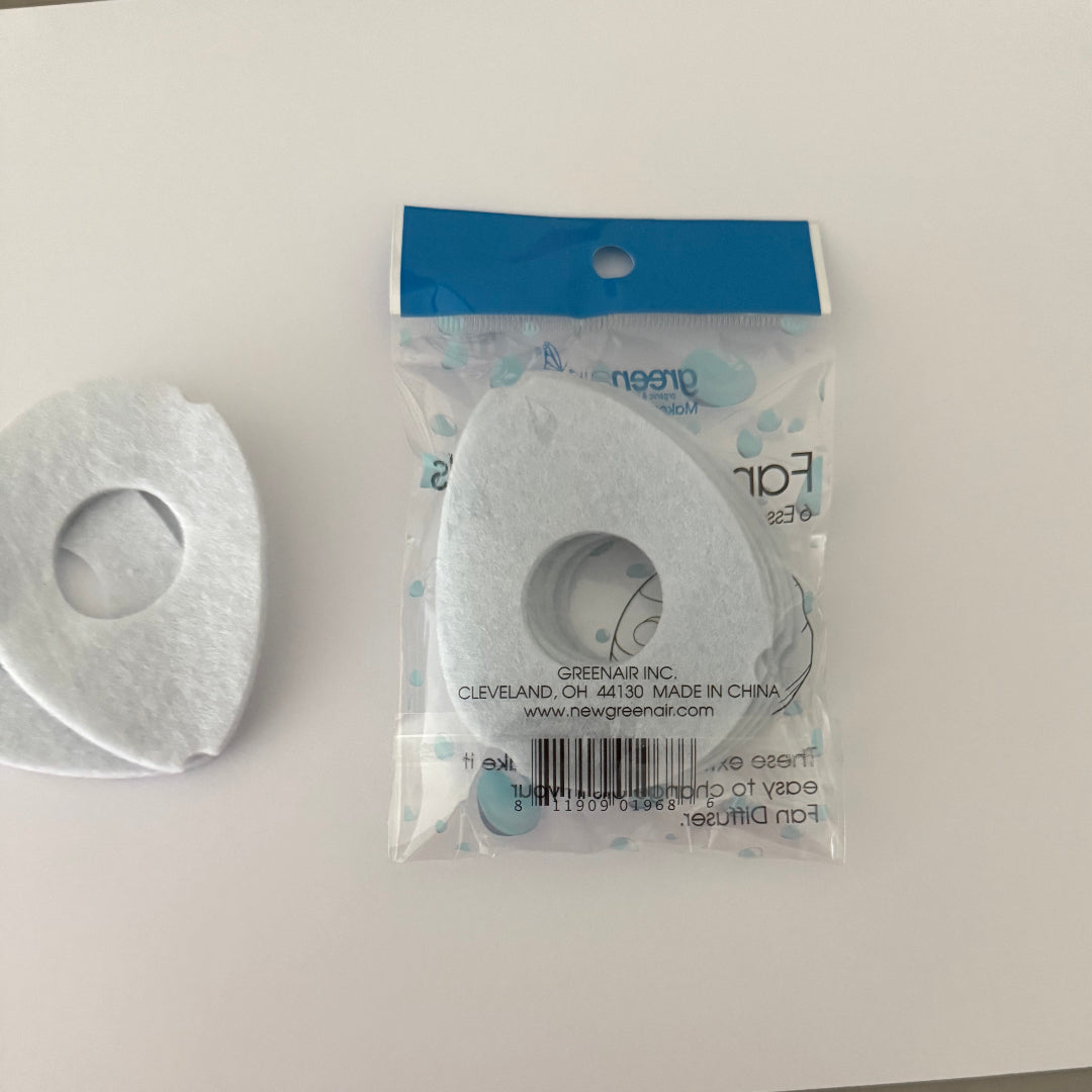 white fan fuser pod replacement pads