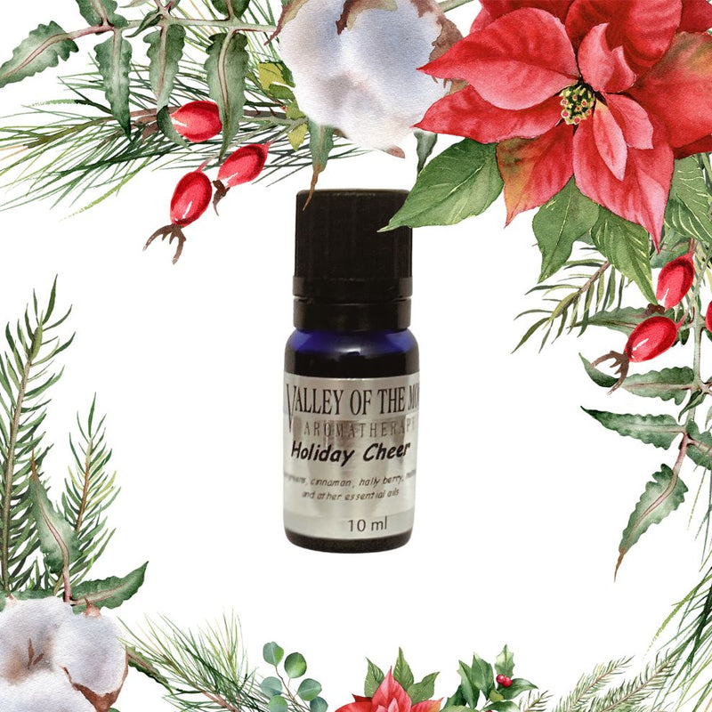 holiday cheer essential oil aromatherapy oil blend