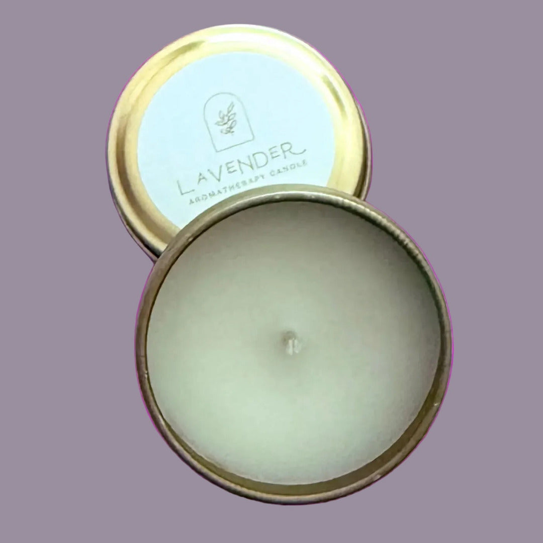 Lavender Cardamom Essential Oil Candle Tin