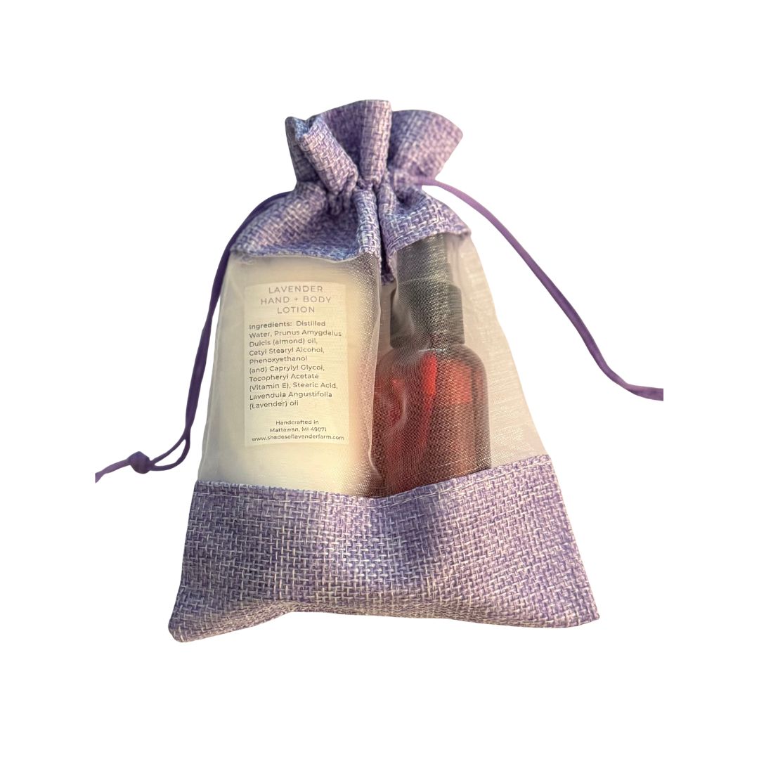 Lavender Lovers Gift Set – Organic Lotion & Hydrosol