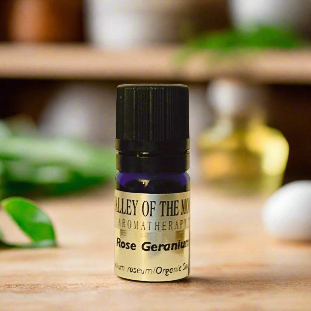 Rose Geranium Organic Essential Oil