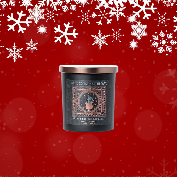 Winter Solstice Aromatherapy Soy Candle