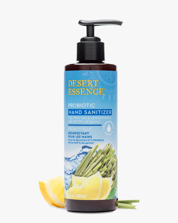 Desert Essence Lemongrass Tea Tree Hand Sanitizer Gel