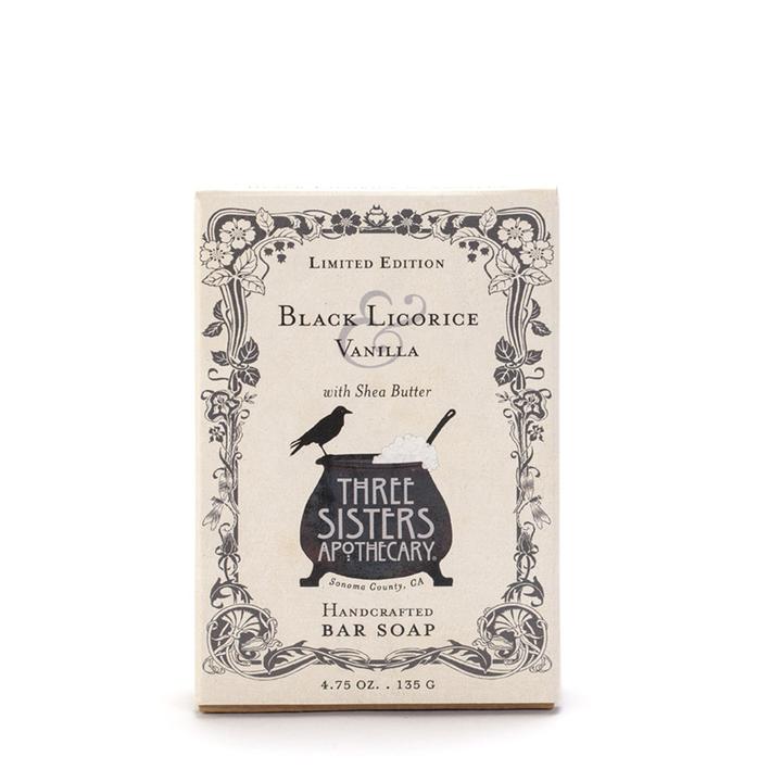 Black Licorice Handcrafted Bar Soap with Shea Butter