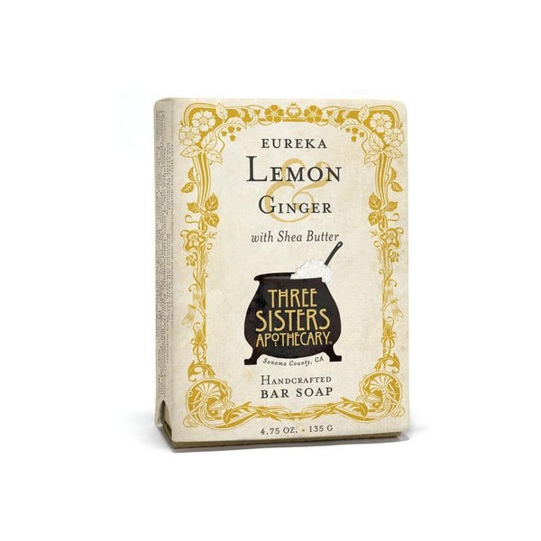 Eureka Lemon Ginger Bar Soap with Shea Butter