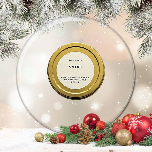 Cheer 2 oz Holiday Essential Oil Candle