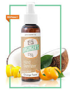 Dr. Gingers Orange Twist Hand Sanitizer 2 oz Spray