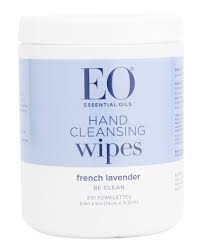 EO French Lavender Hand Cleansing Wipes 210ct