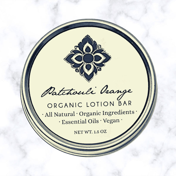 Patchouli Orange Organic Lotion Bar