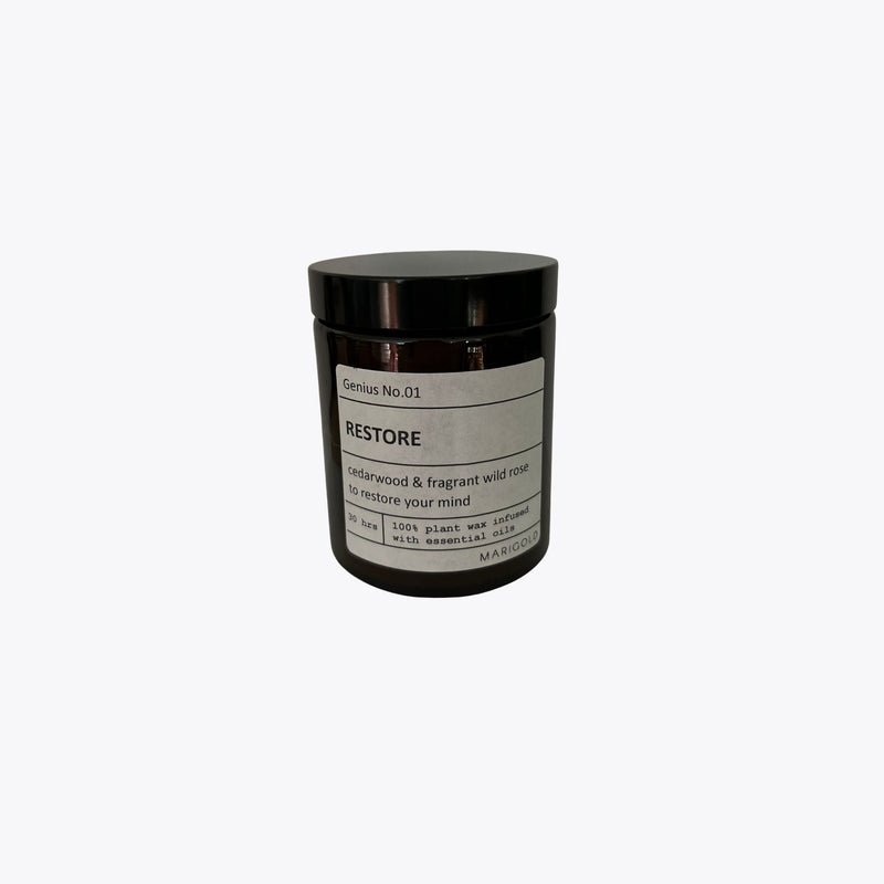 restore essential oil candle