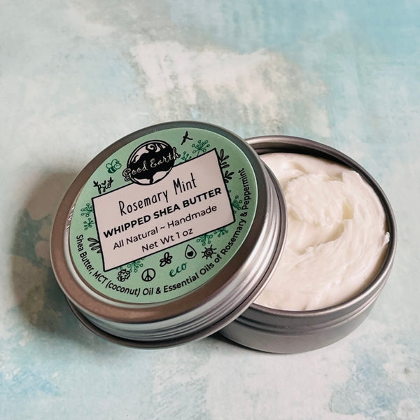 Good Earth Rosemary Mint Whipped Shea Butter 1 oz.