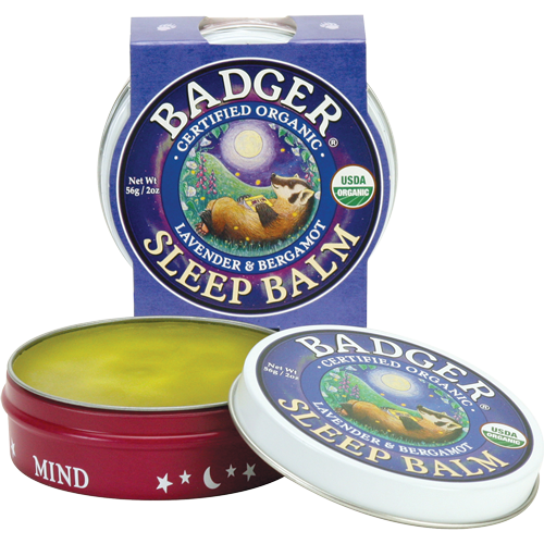 Badger Sleep Balm Lavender Bergamot Organic